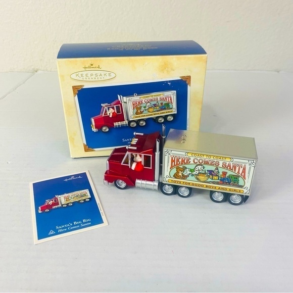 Hallmark 2003 Santa’s Big Rig Here Comes Santa Ornament - Picture 1 of 11